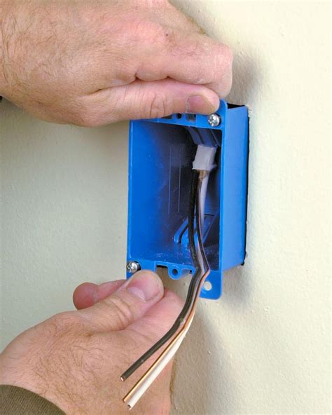 existing construction electrical box|installing wall mounted electrical boxes.